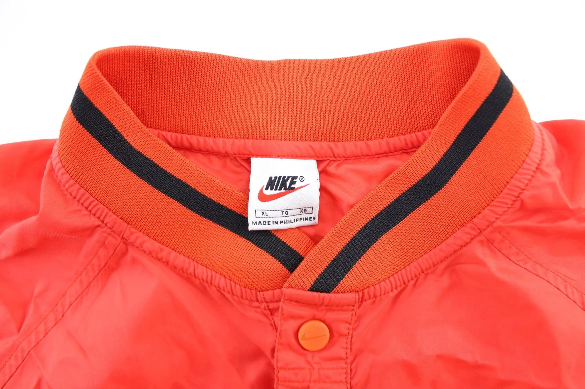 90's Nike Embroidered Logo Red & Black Windbreaker Pullover