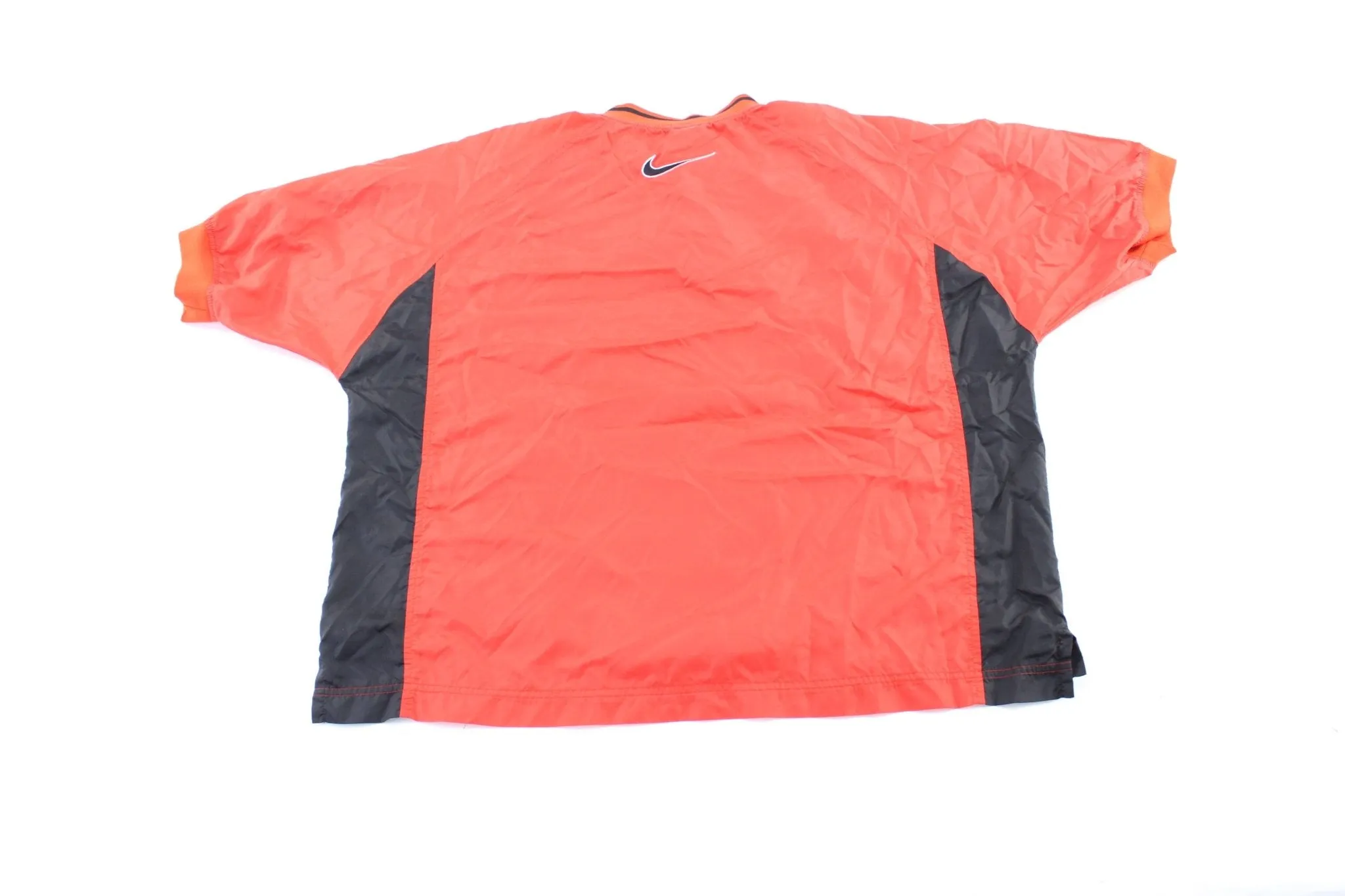 90's Nike Embroidered Logo Red & Black Windbreaker Pullover