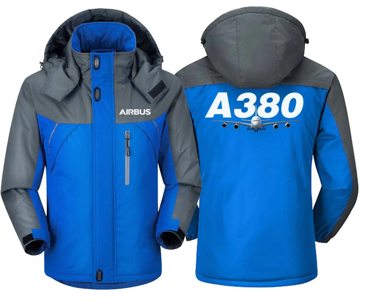 Airbus A380 Winter Jacket - Water-Resistant, Snow-Ready Design with Utility Pockets