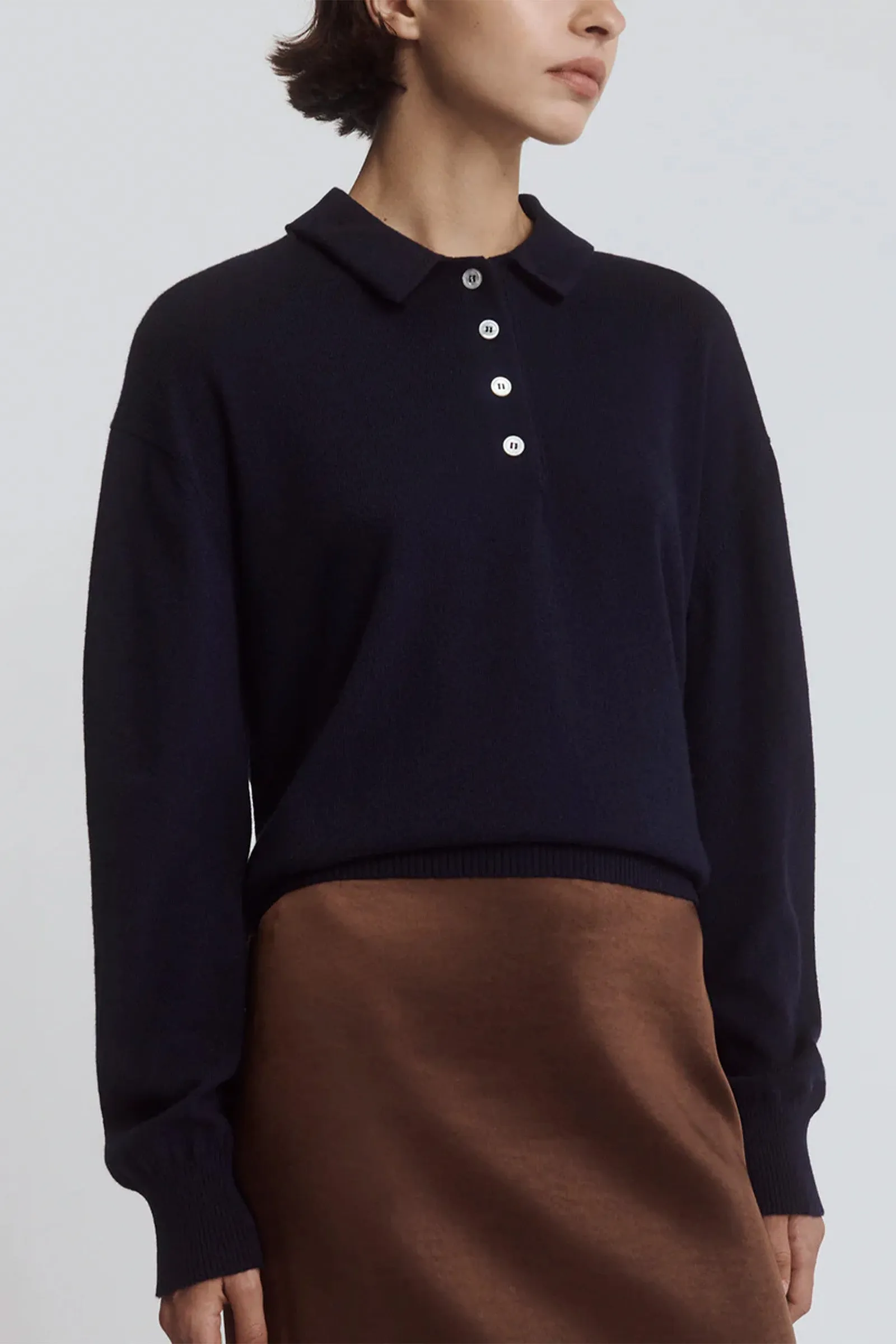 Aoife Cashmere Polo Shirt