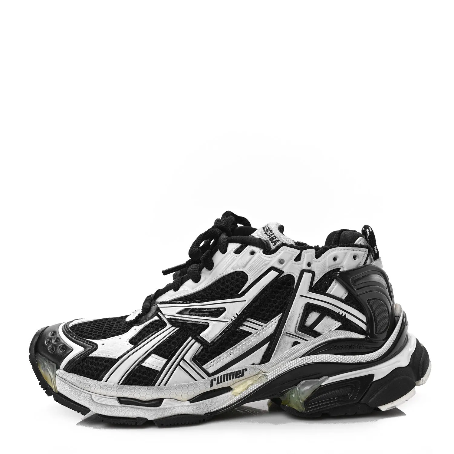 BALENCIAGA TWO-TONE RUNNER SNEAKERS