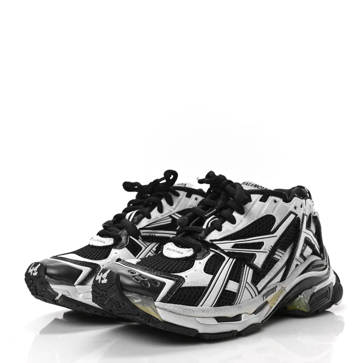 BALENCIAGA TWO-TONE RUNNER SNEAKERS