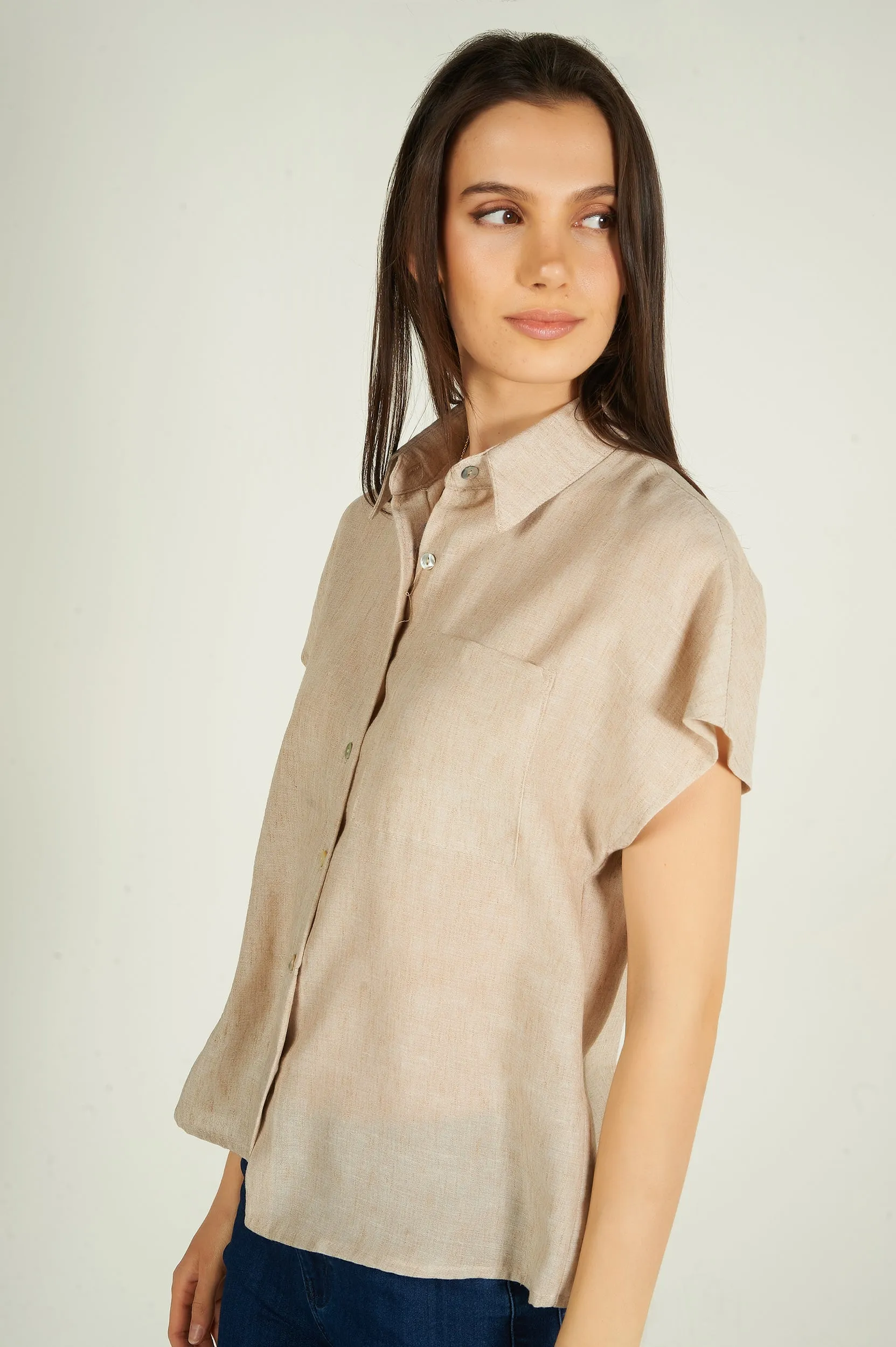 Blouse à manches courtes - DYLAN - (R-A18)