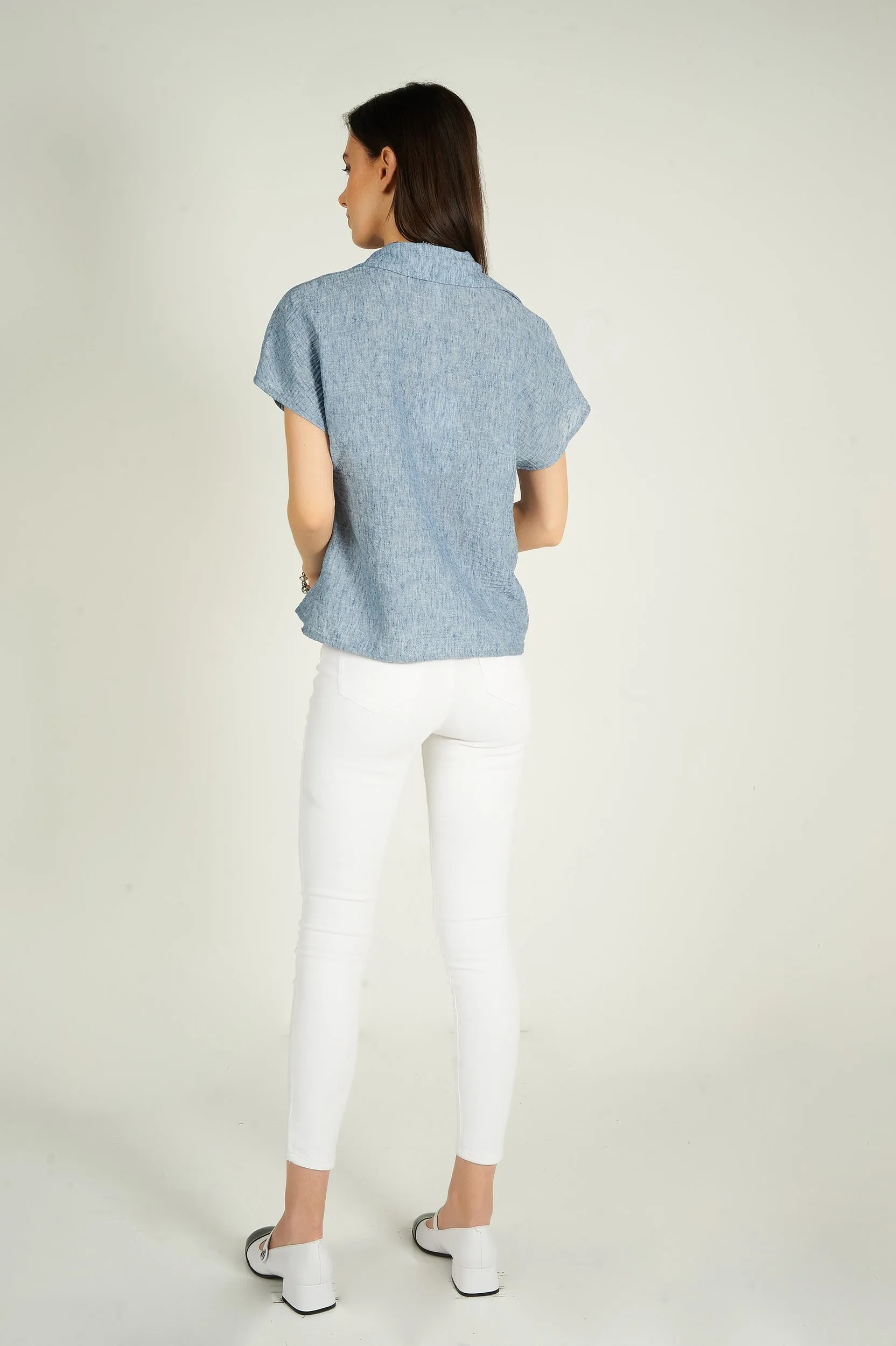 Blouse à manches courtes - DYLAN - (R-A18)