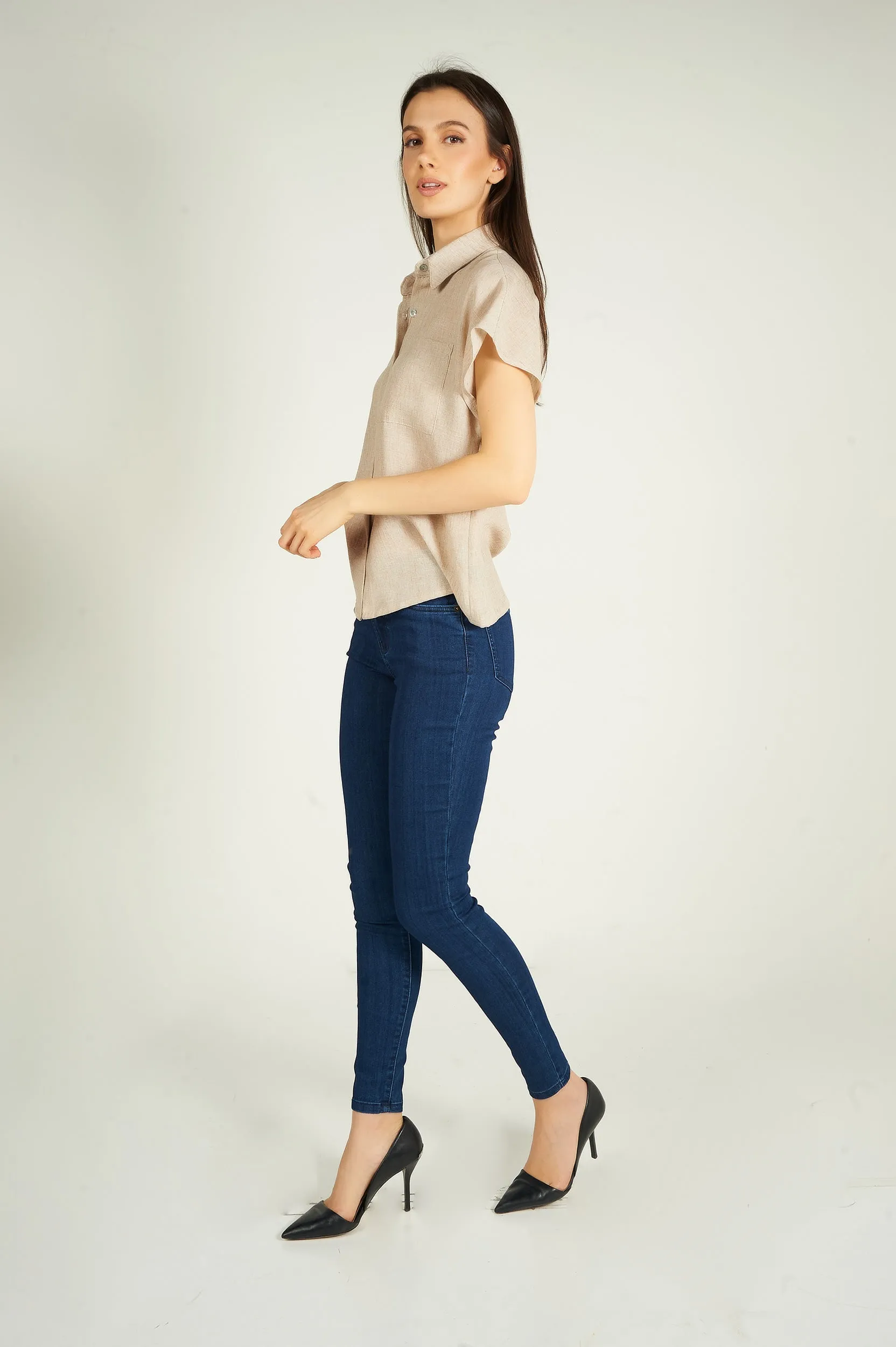 Blouse à manches courtes - DYLAN - (R-A18)