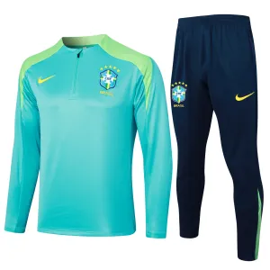 Brazil Soccer Tracksuit Light Blue 2024/25