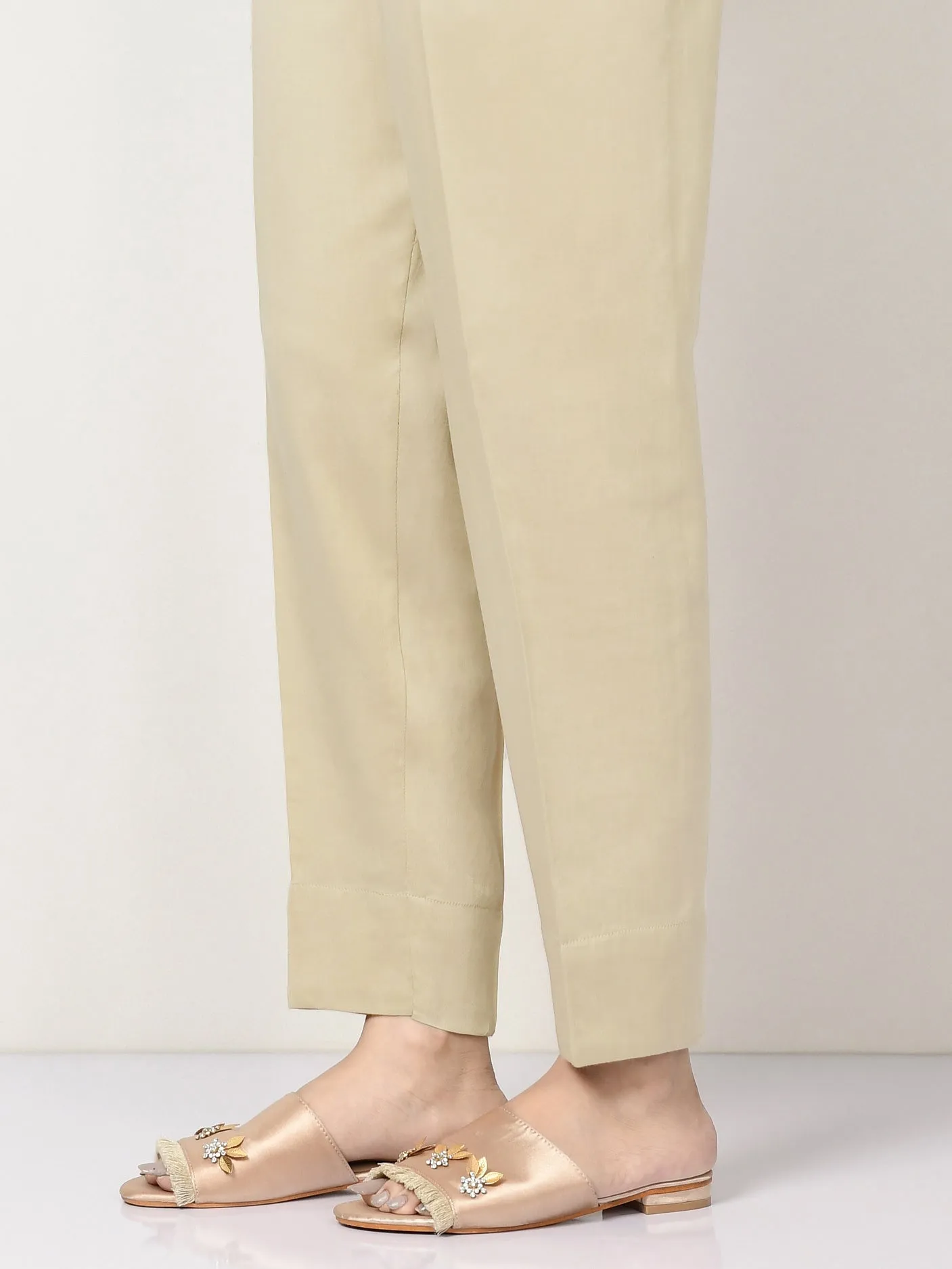 Cambric Trousers - Dark Cream