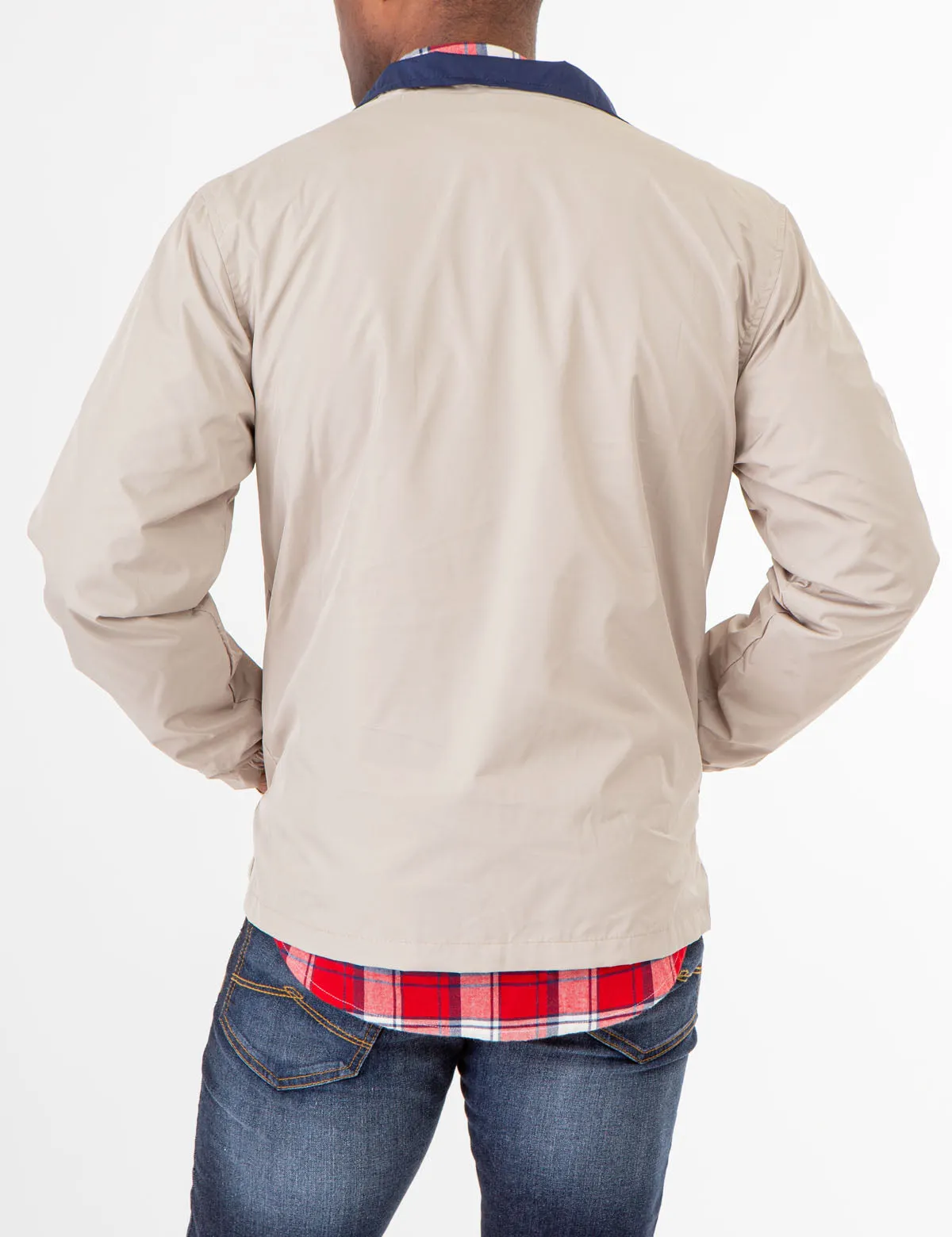 COLLARED WINDBREAKER