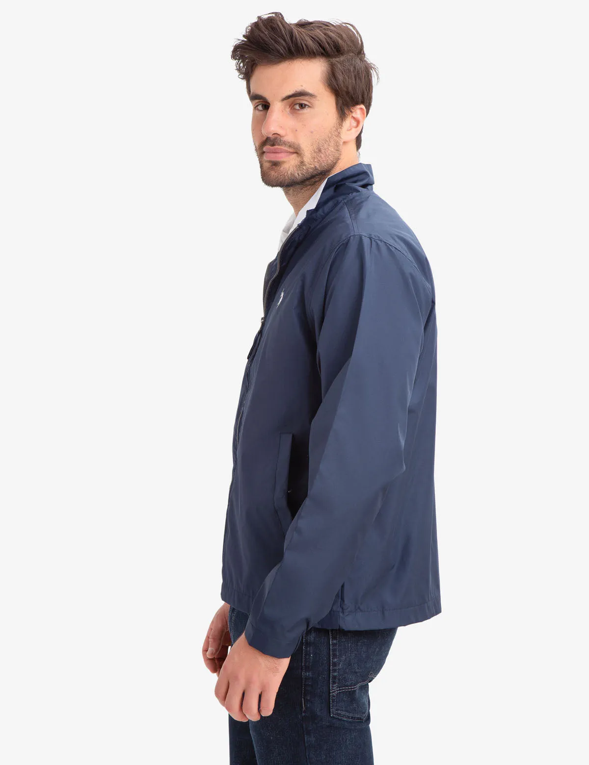 COLLARED WINDBREAKER