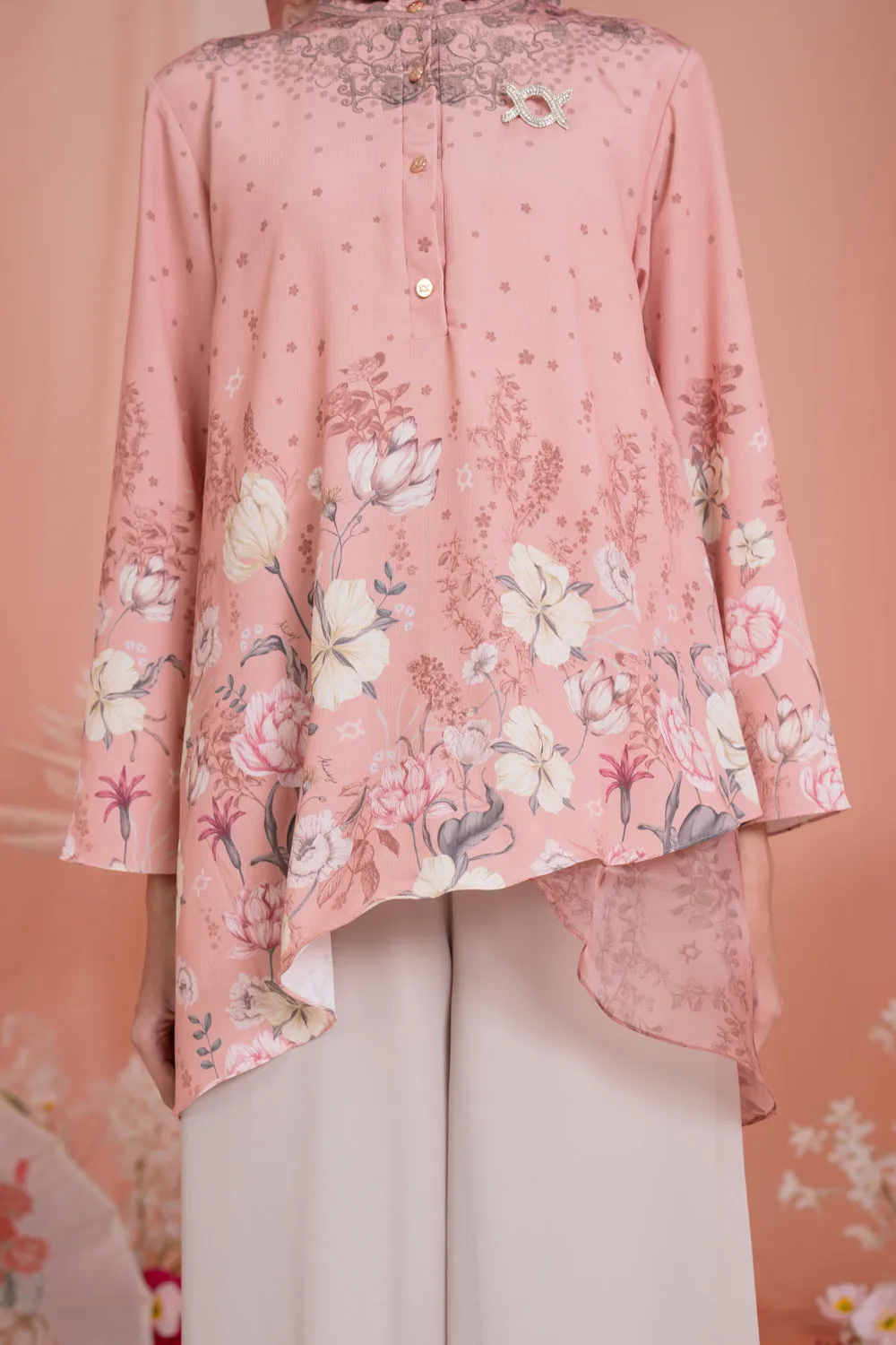 Dayana Blouse Pecan Peach