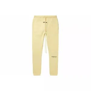 Fear of God Essentials Mr. Porter Exclusive Cotton Blend Jersey  Sweatpants Yellow