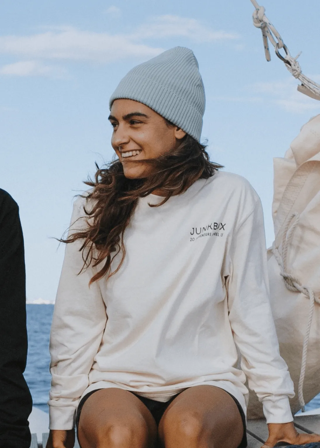 Fisherman Organic Beanie Hat in Aloe
