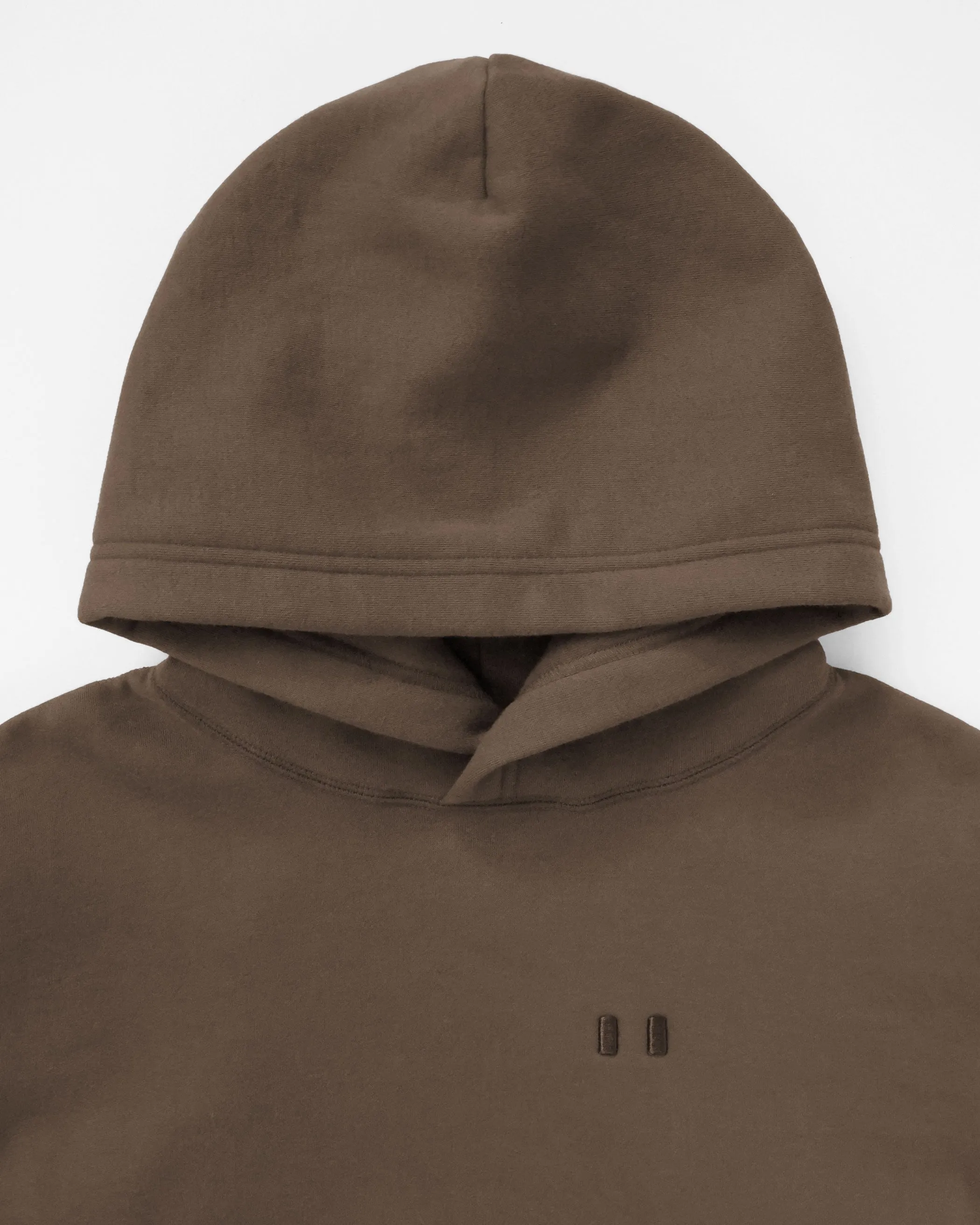 Flag Fleece Hoodie Chestnut - Unisex