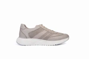 FOOT FEDERATION CITY LACE-UP SNEAKER MENS SHOE STONE GRAY