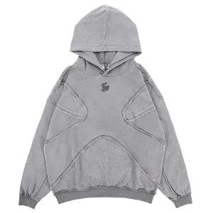 FS 'Escape' Raw Cut Distressed Cotton Hoodie