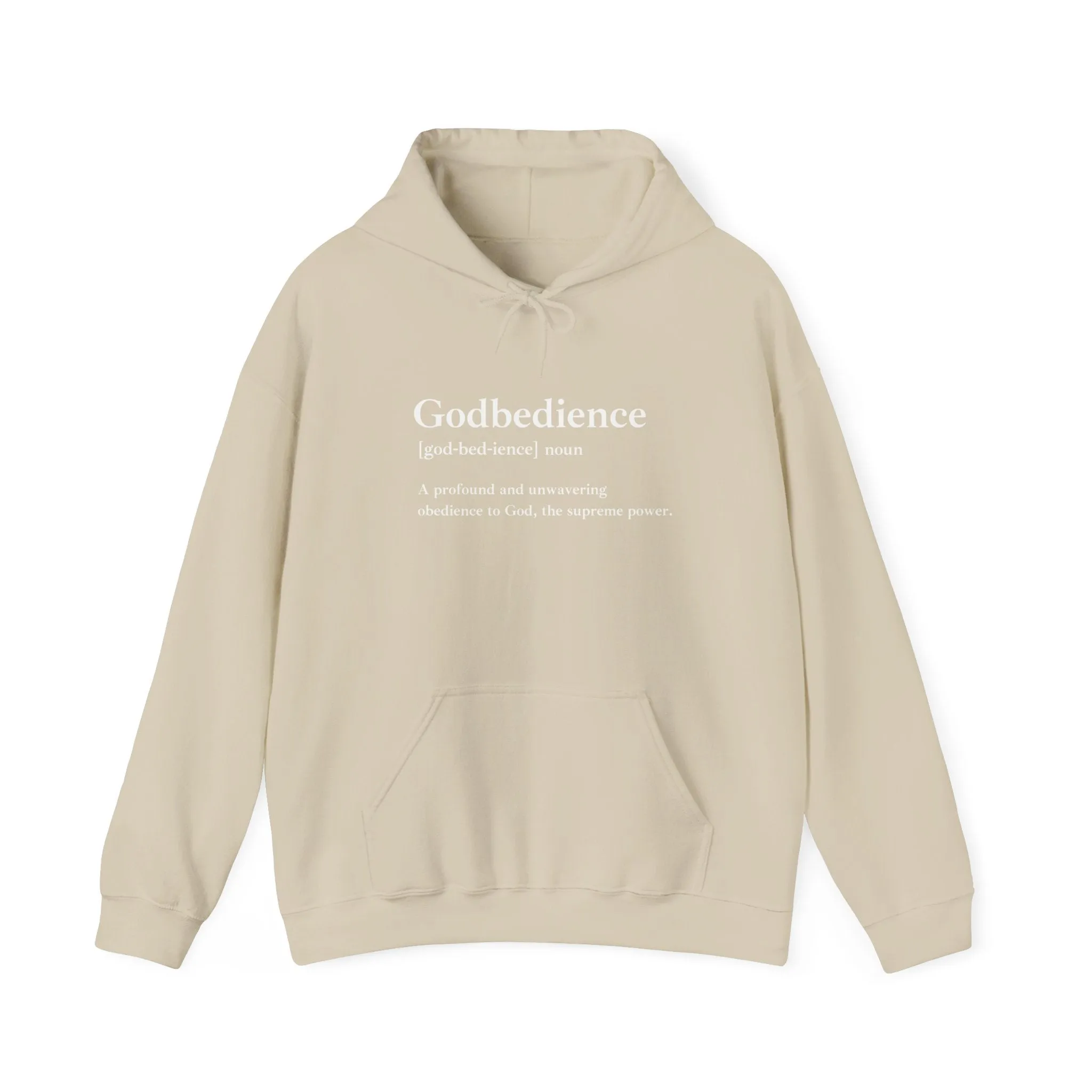 Godbedience Unisex Heavy Blend™ Hooded Sweatshirt | Soft & Stylish Hoodie for Cold Days