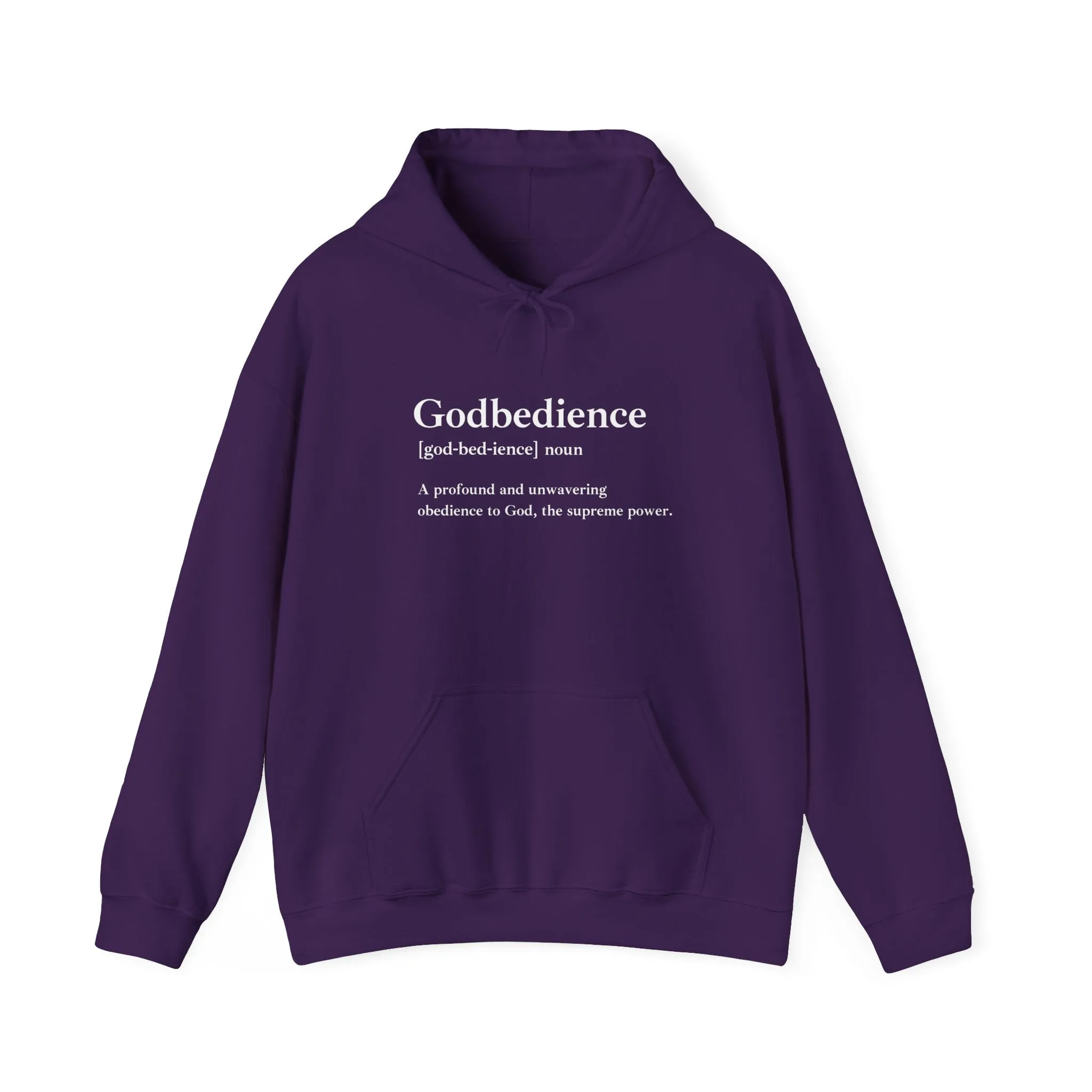 Godbedience Unisex Heavy Blend™ Hooded Sweatshirt | Soft & Stylish Hoodie for Cold Days