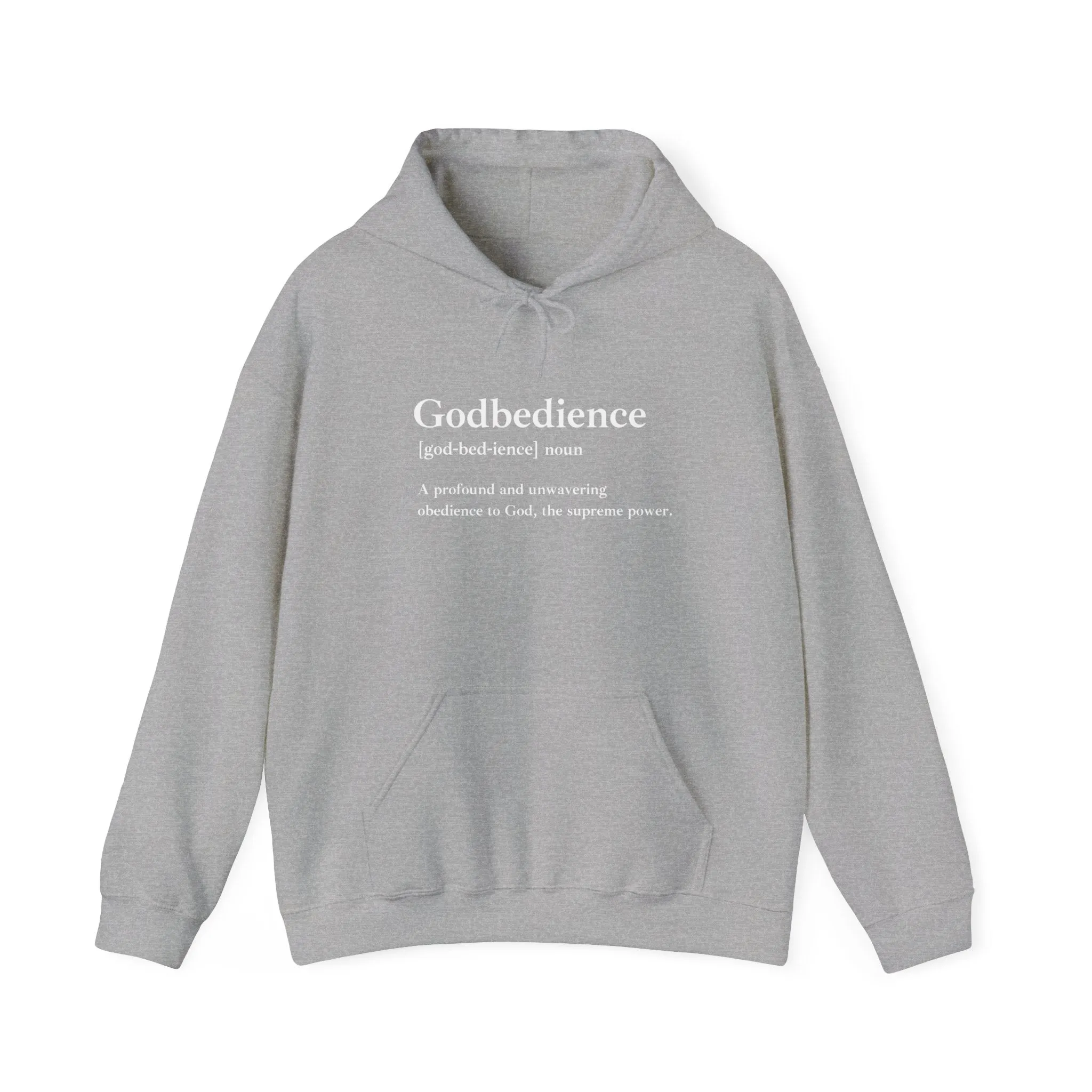 Godbedience Unisex Heavy Blend™ Hooded Sweatshirt | Soft & Stylish Hoodie for Cold Days