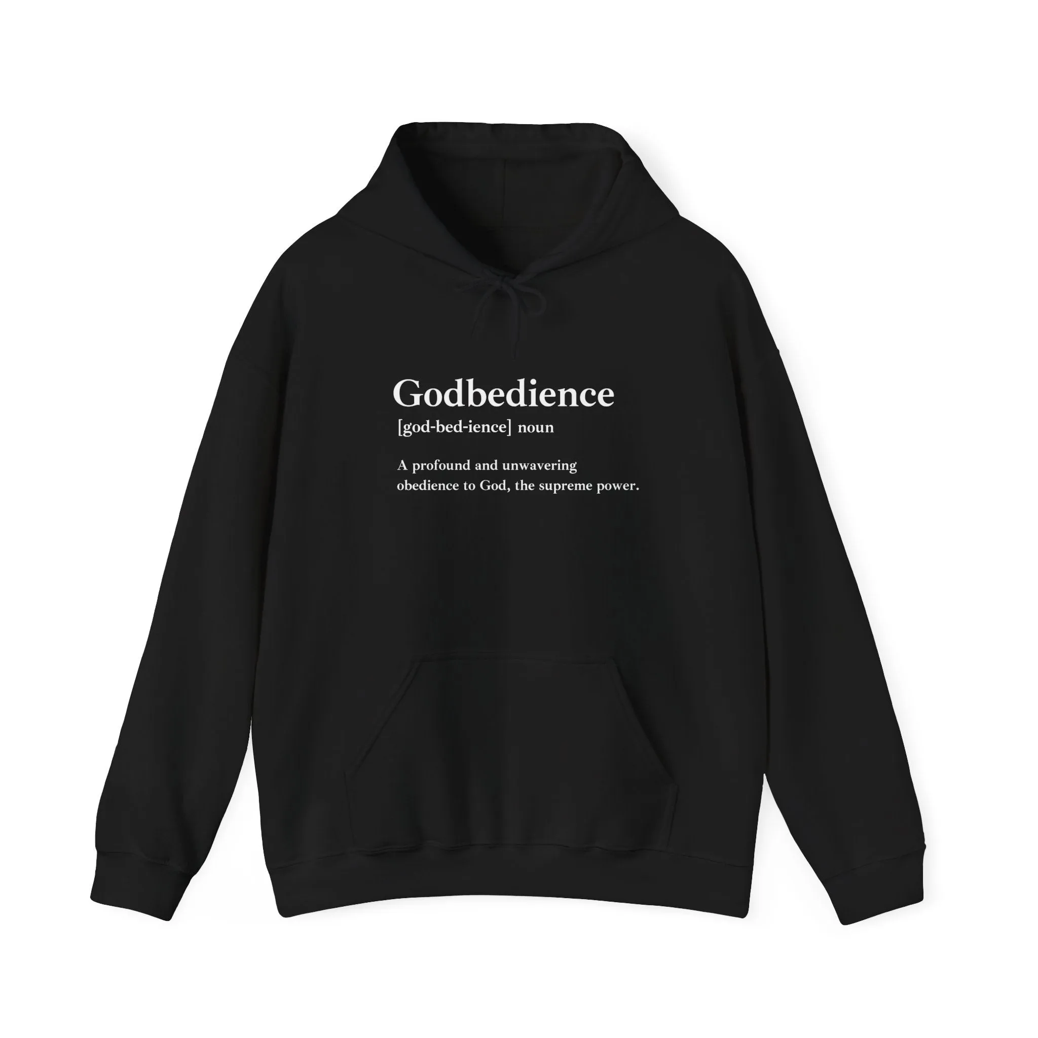 Godbedience Unisex Heavy Blend™ Hooded Sweatshirt | Soft & Stylish Hoodie for Cold Days