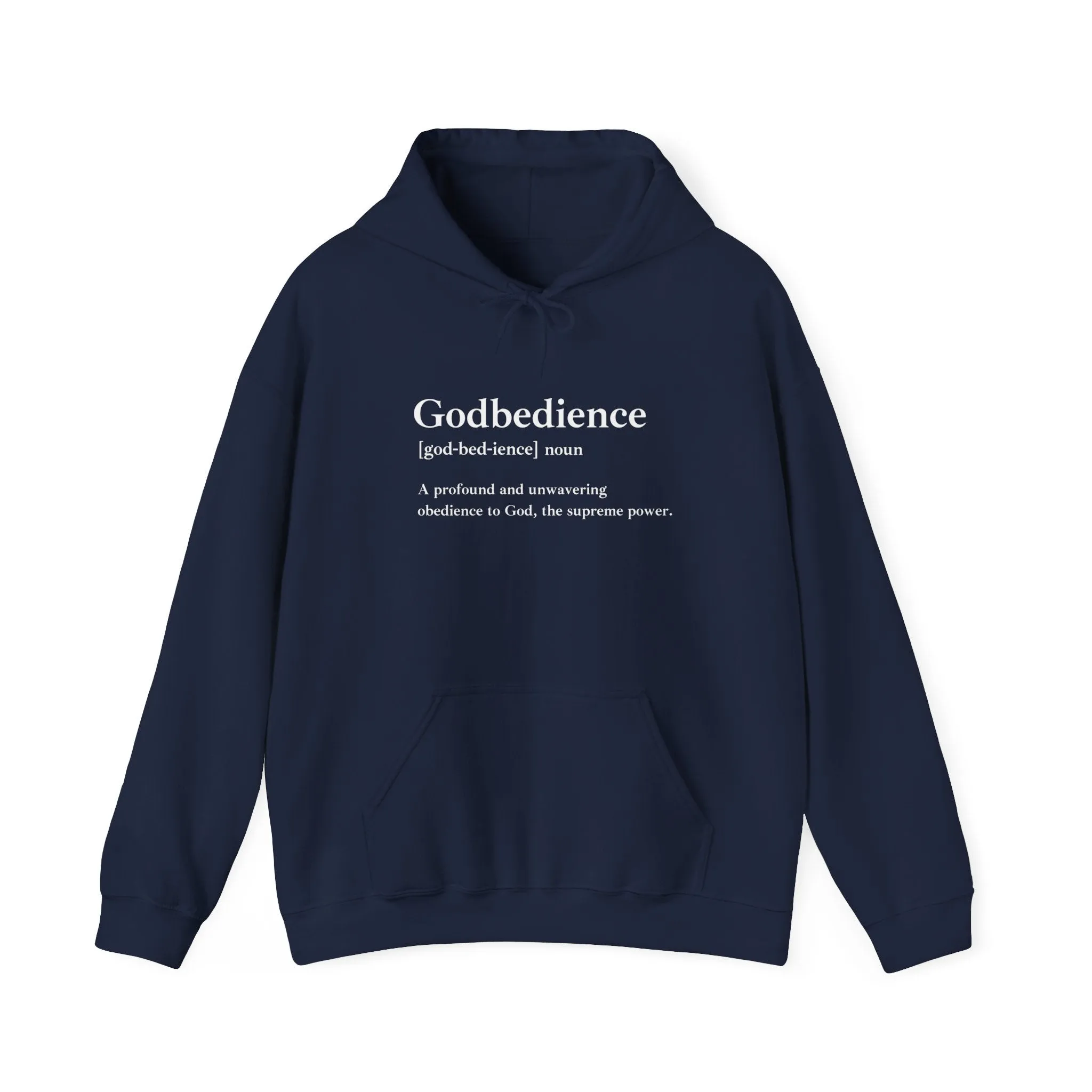 Godbedience Unisex Heavy Blend™ Hooded Sweatshirt | Soft & Stylish Hoodie for Cold Days
