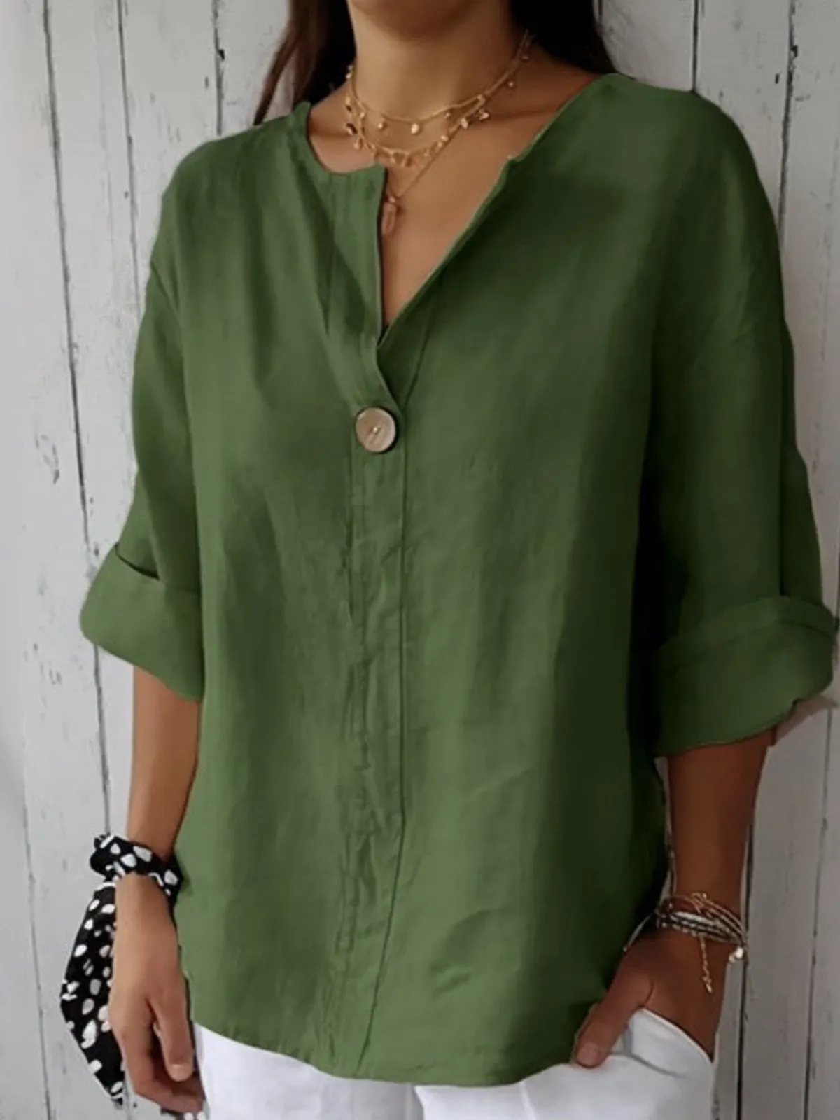 Isla™ - Casual V-Neck Blouse