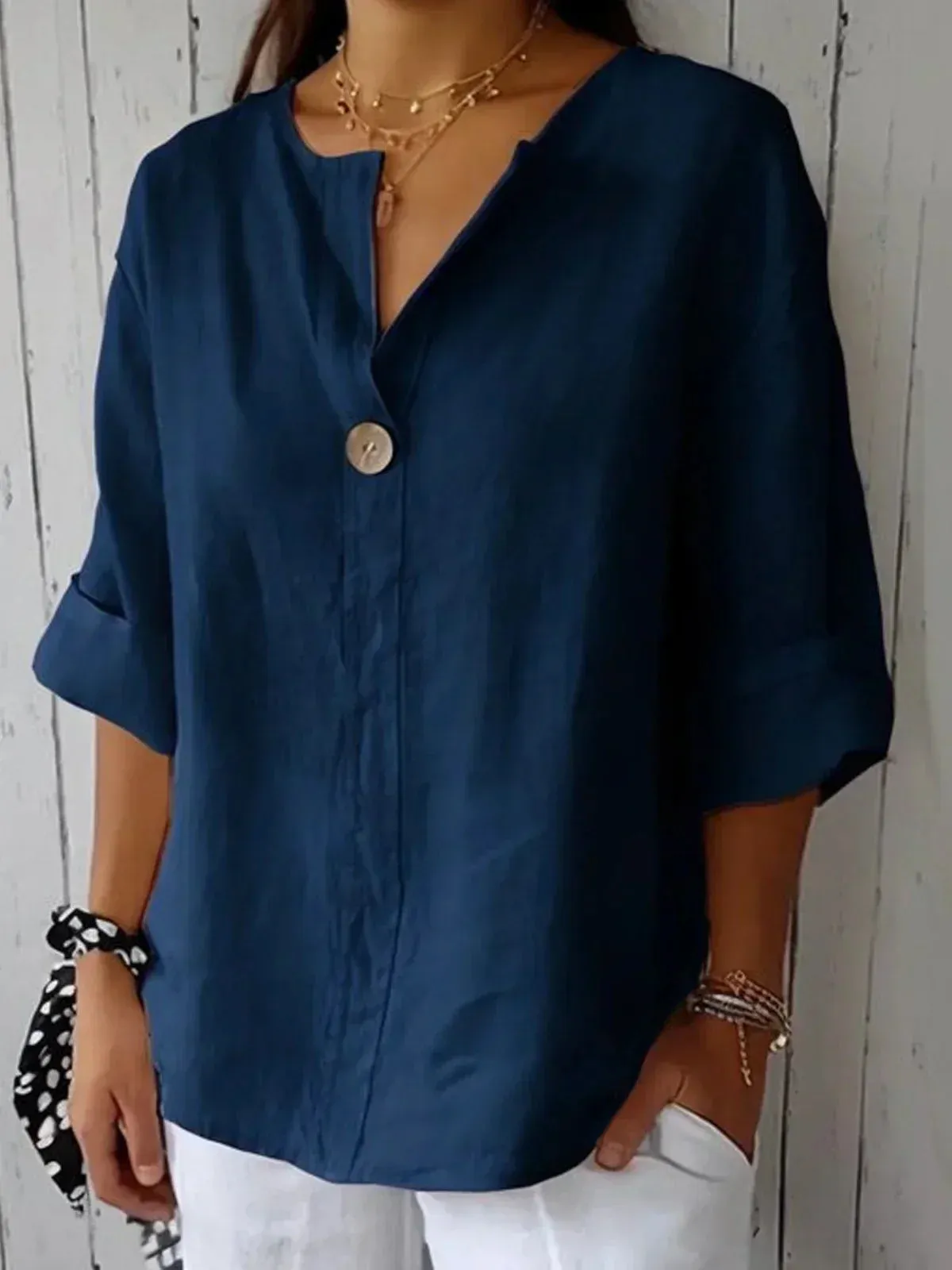 Isla™ - Casual V-Neck Blouse