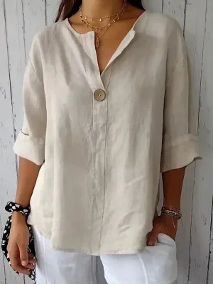 Isla™ - Casual V-Neck Blouse