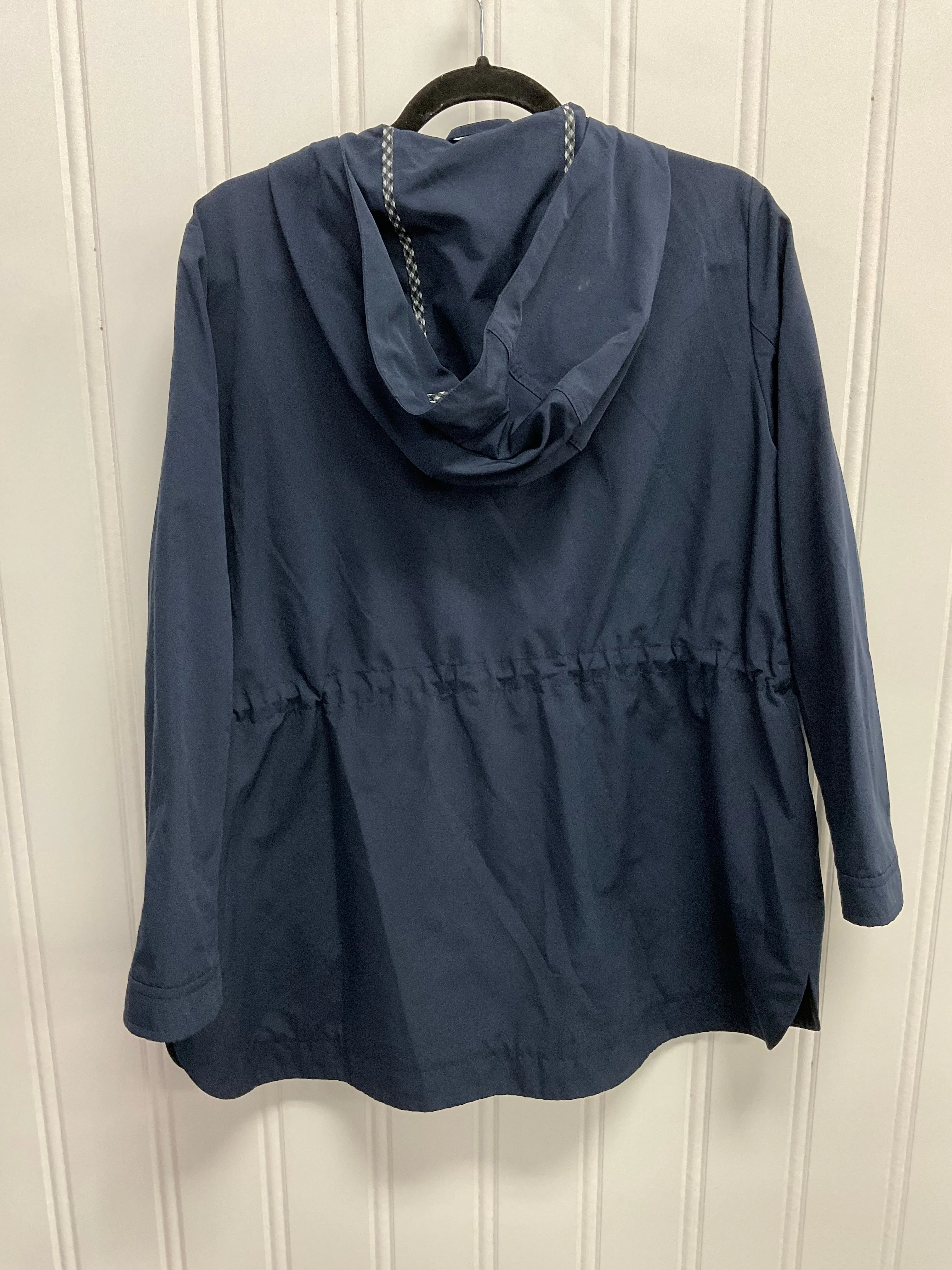 Jacket Windbreaker By Loft In Navy, Size:22Womens