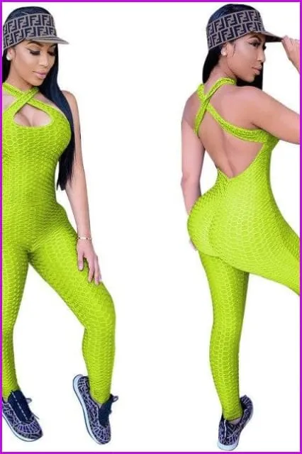 Jacquard Sporty Overalls Tracksuit