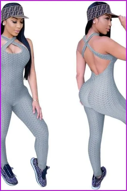 Jacquard Sporty Overalls Tracksuit