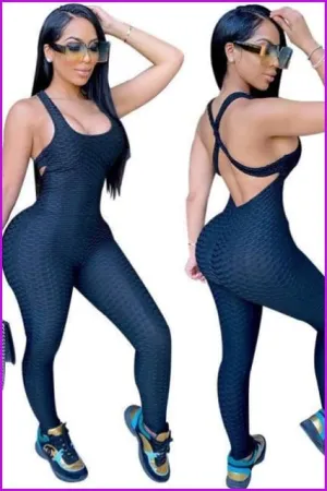 Jacquard Sporty Overalls Tracksuit