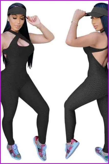 Jacquard Sporty Overalls Tracksuit