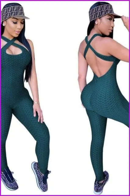 Jacquard Sporty Overalls Tracksuit
