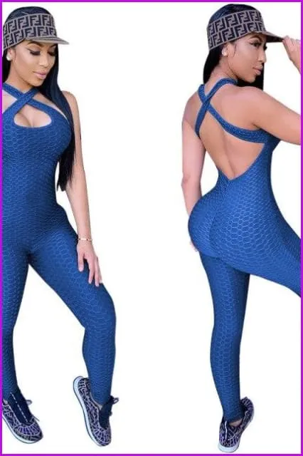 Jacquard Sporty Overalls Tracksuit