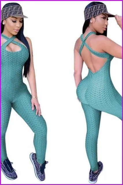 Jacquard Sporty Overalls Tracksuit