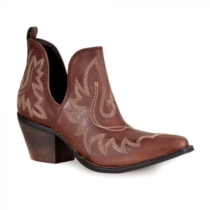 Katherine Leather Booties