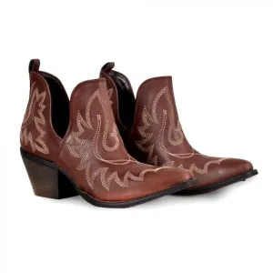 Katherine Leather Booties
