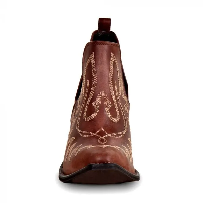 Katherine Leather Booties