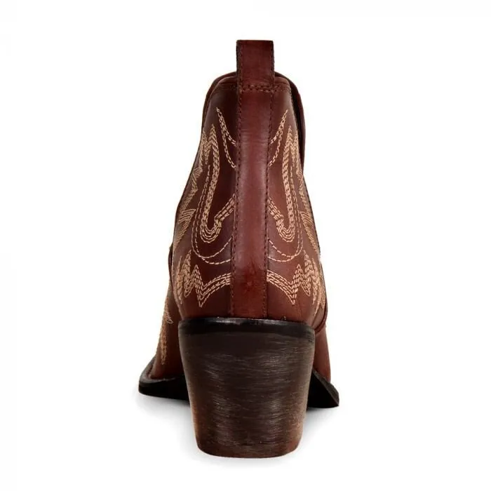 Katherine Leather Booties