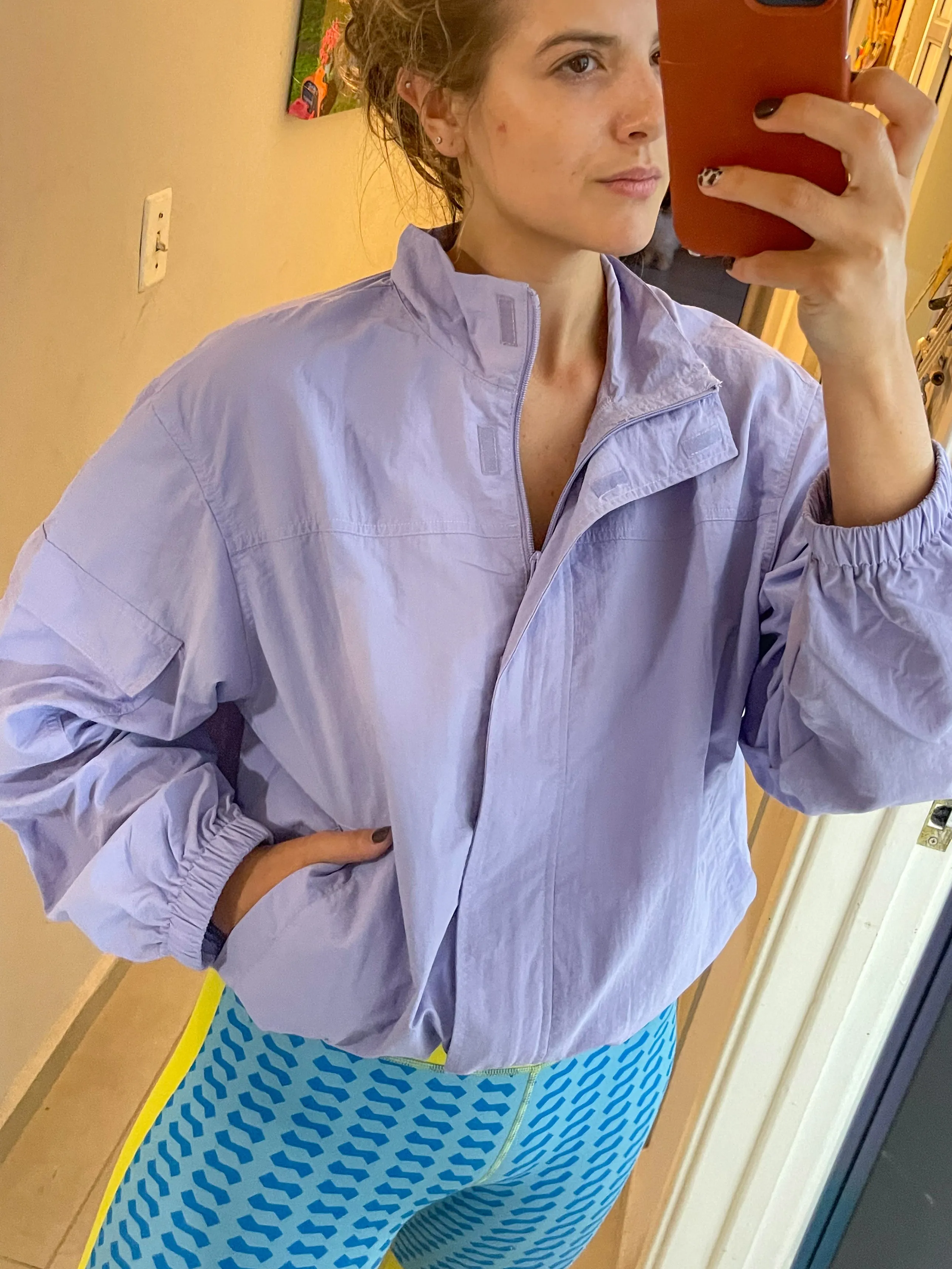 LAVENDER WINDBREAKER