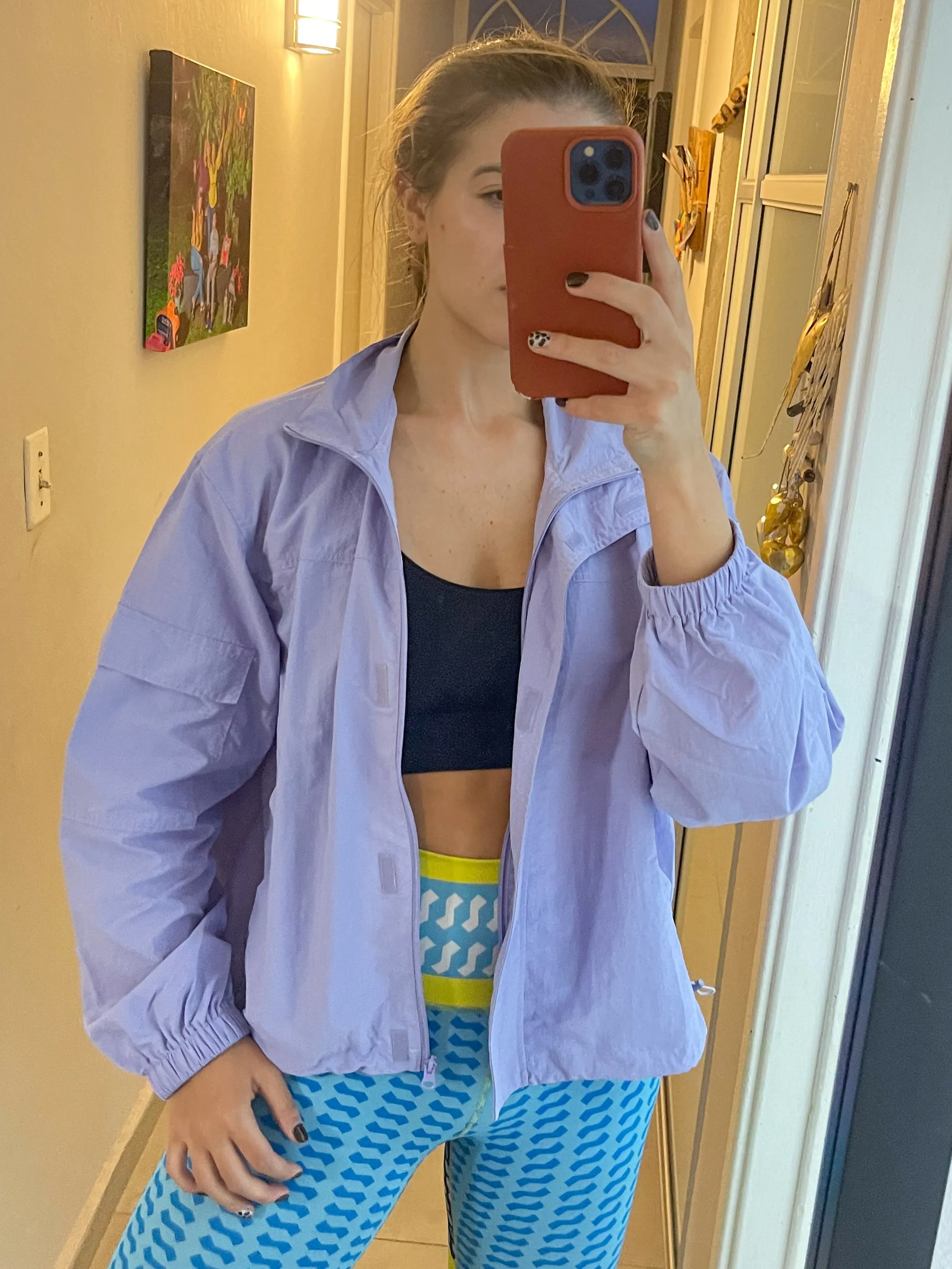 LAVENDER WINDBREAKER