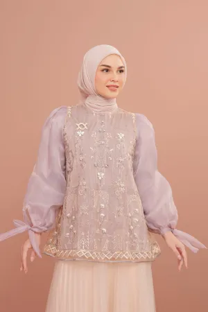 Lea Blouse Set Lavender