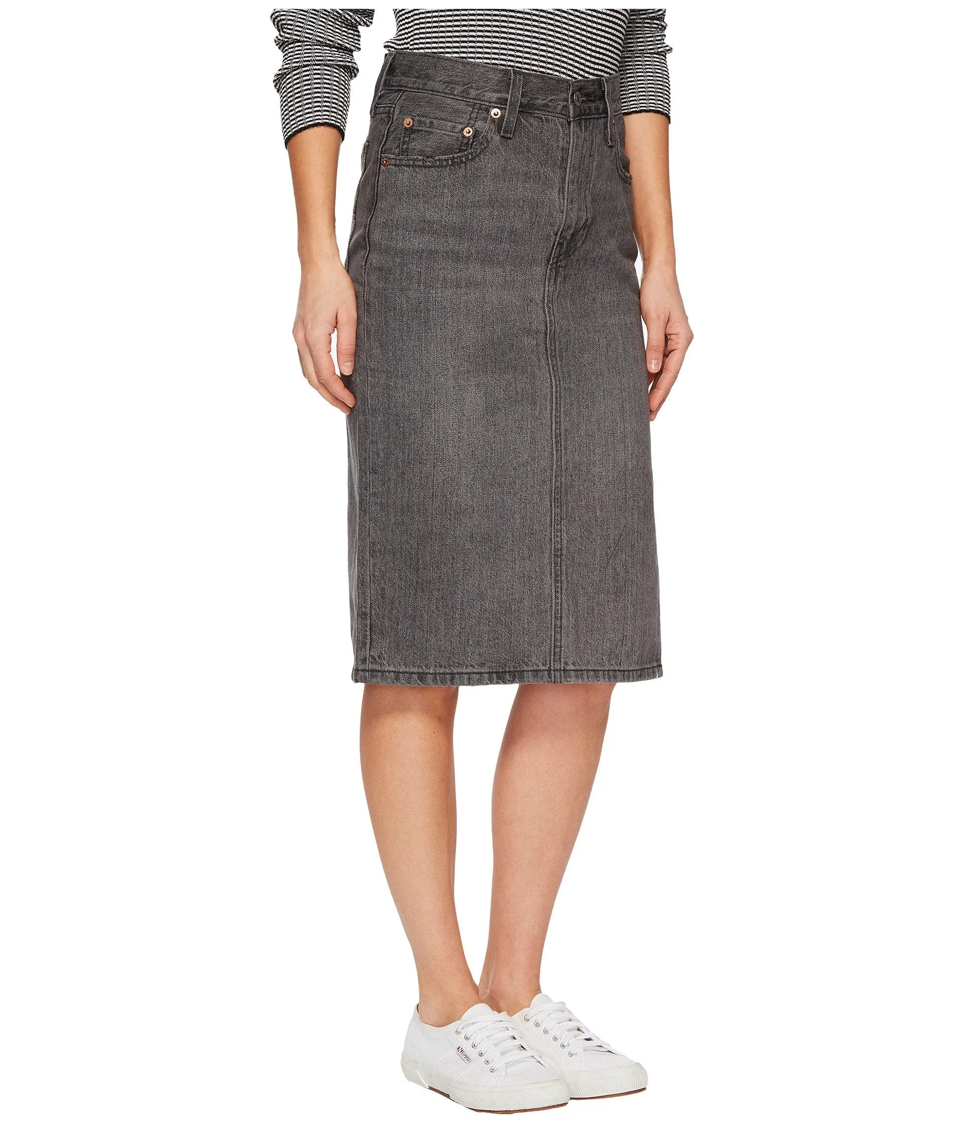 Levi's® Premium Premium Side Slit Skirt