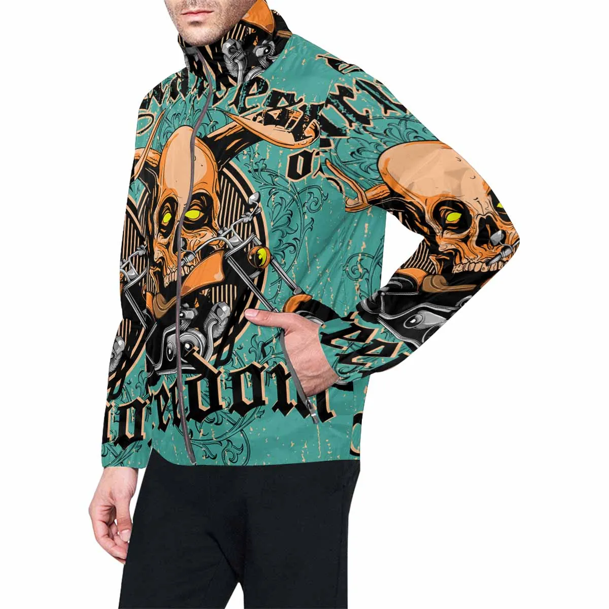 Men's Windbreaker printed Harvest of freedom
