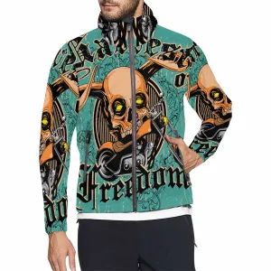 Men's Windbreaker printed Harvest of freedom