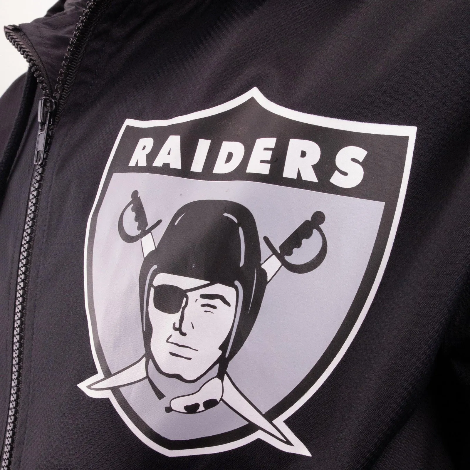 Oakland Raiders NFL Team Captain Windbreaker Jacket by Mitchell & Ness