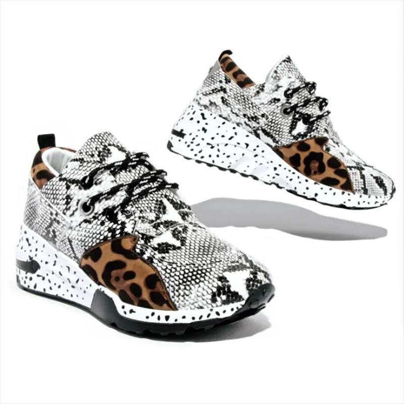 Platform Leopard Sneakers