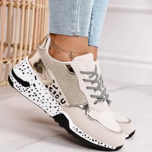 Platform Leopard Sneakers