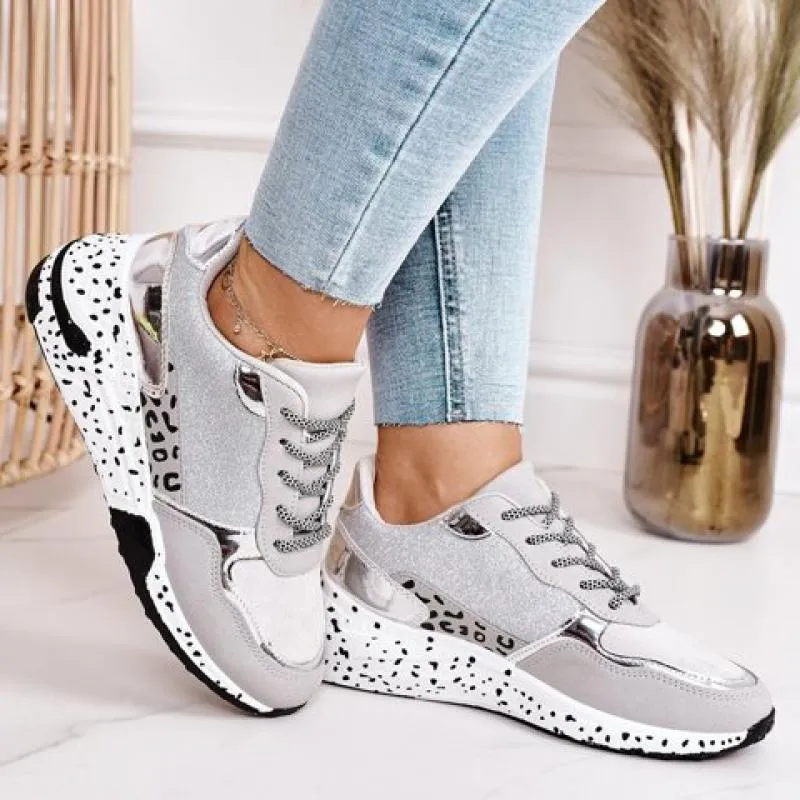 Platform Leopard Sneakers