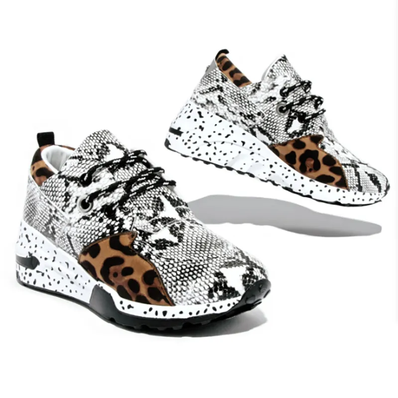 Platform Leopard Sneakers